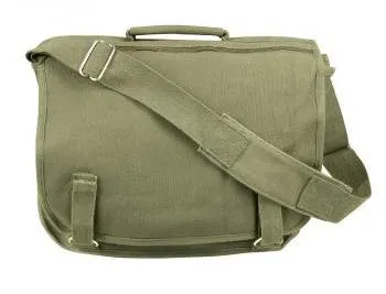 Canvas Danish European School Messenger Shoulder Bag