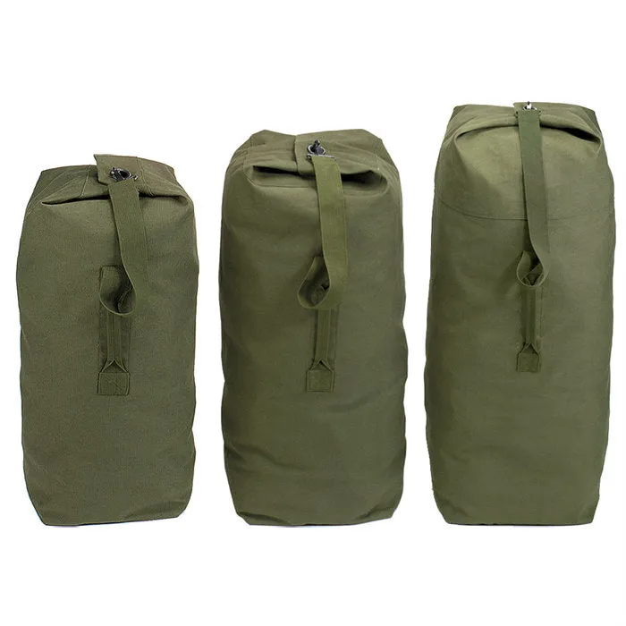 Canvas Duffle Bag | Rugged Military-Style Bag