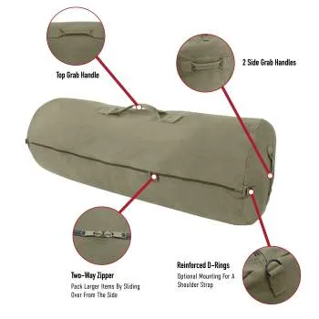 Canvas Duffle Bag | Rugged Military-Style Bag