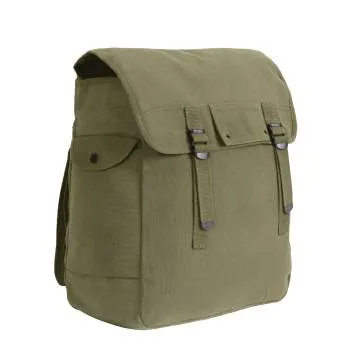 Canvas Musette Messenger Backpack Shoulder Bag