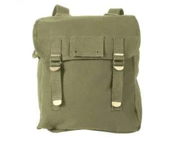 Canvas Musette Messenger Backpack Shoulder Bag