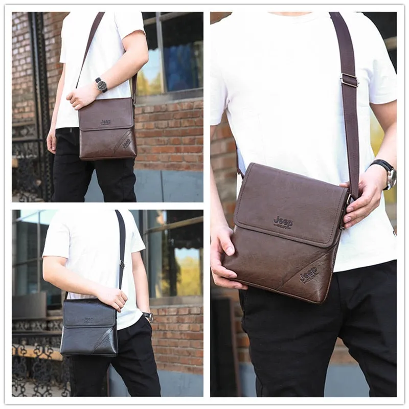 Capacity Messenger Fashion Men Tote Bags Casual Men Shoulder Crossbody Bags High Quality Male Bag PU Leather Handbag