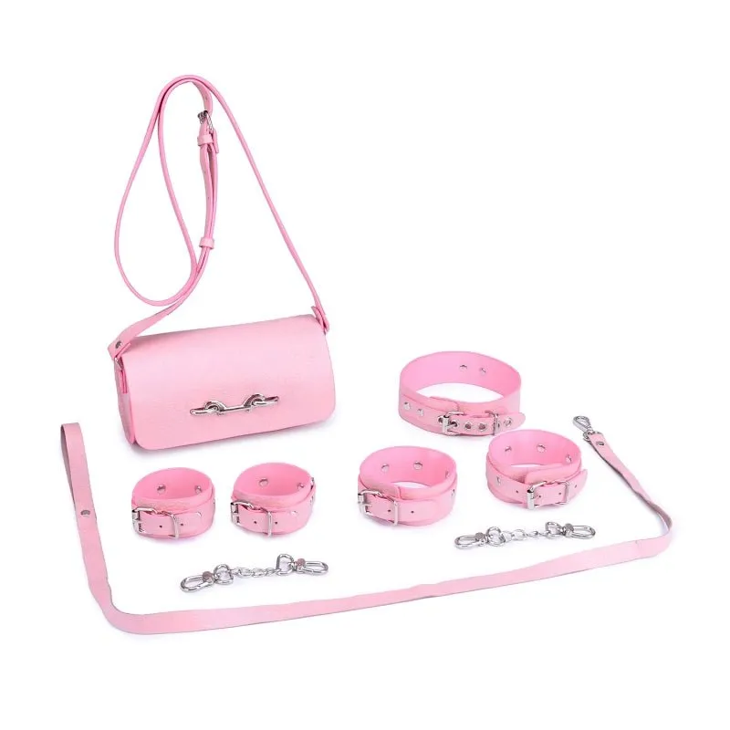 Carry purse Bondage BDSM kit - 100% Calf  - 5 Colors