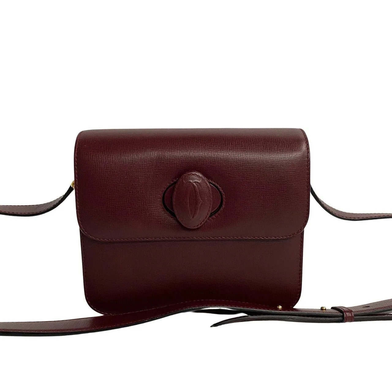 Cartier Must de Cartier Crossbody Bag Leather Crossbody Bag C88