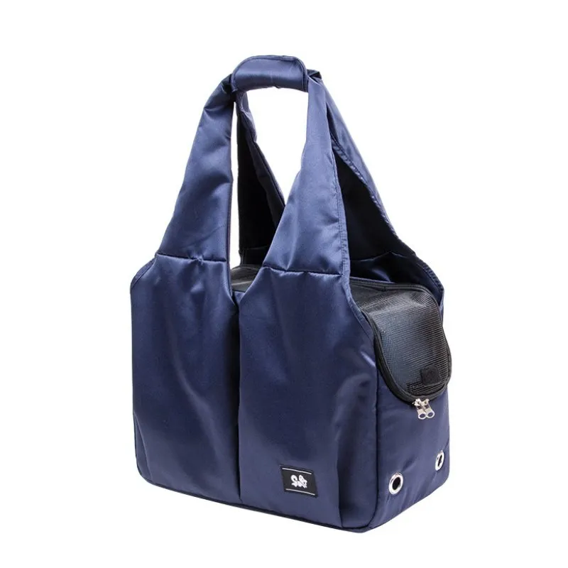 Chic Pet Tote Carrier with Enhanced Storage