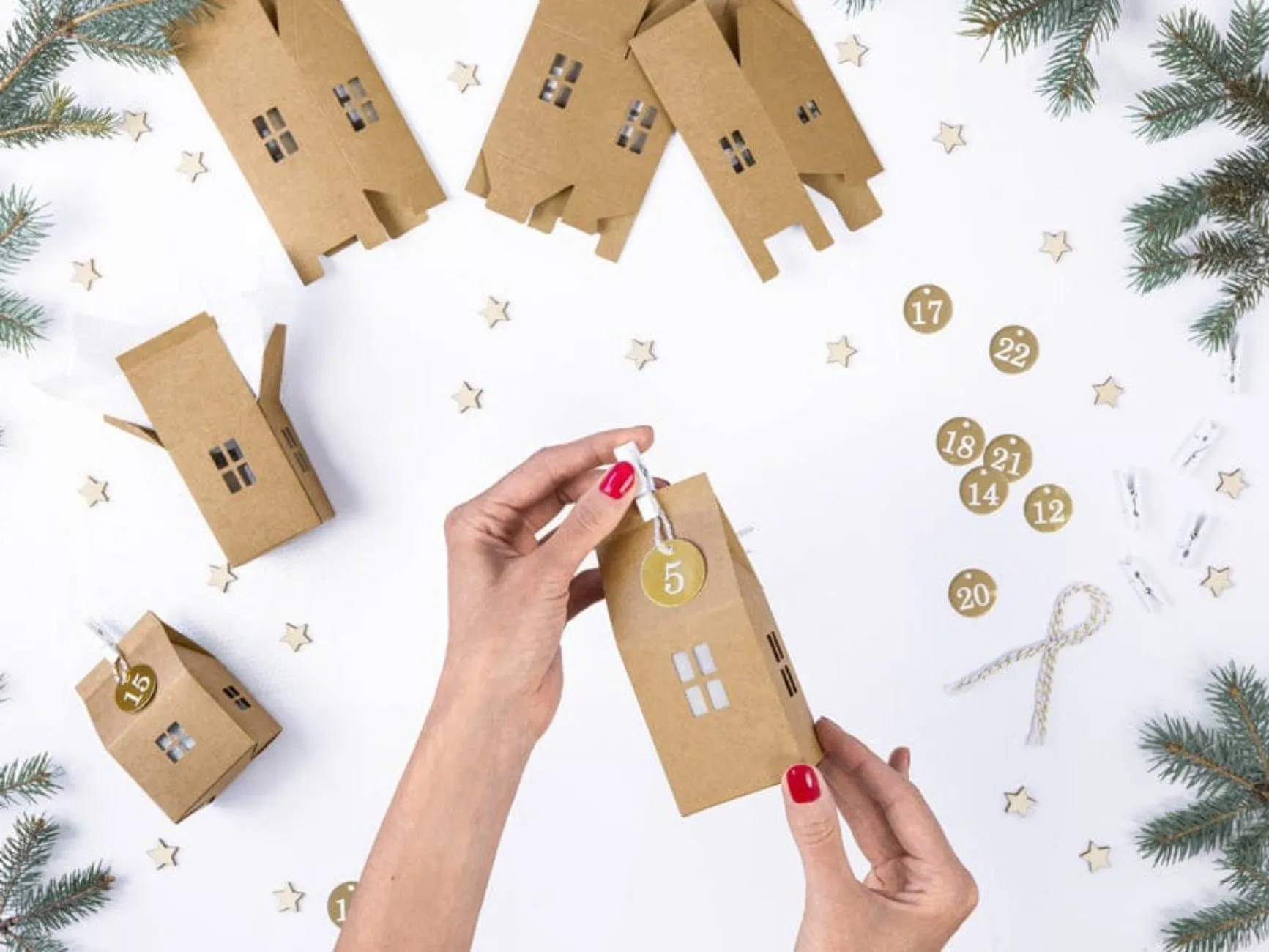 Christmas Advent Calendar Houses