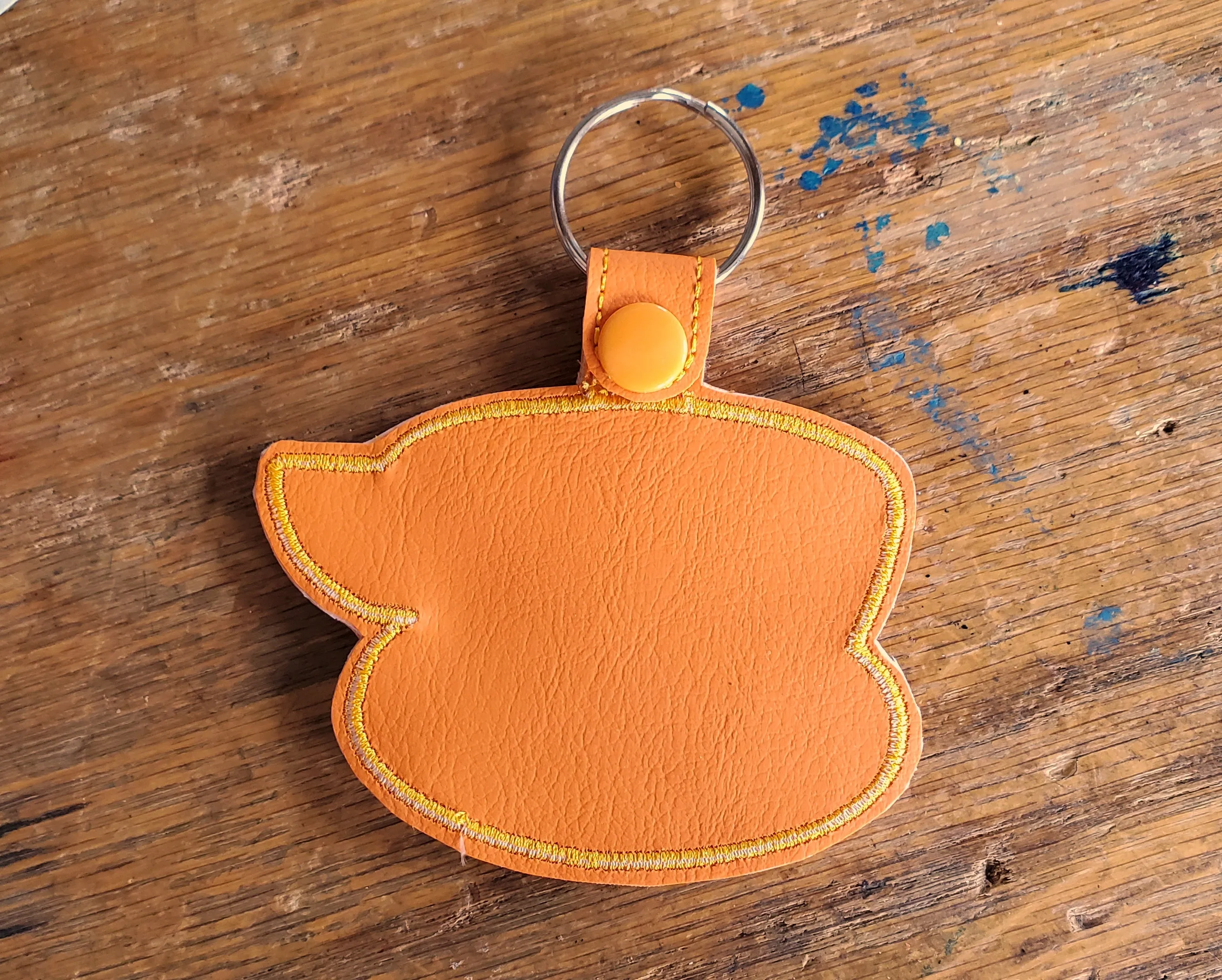 Coffee Emergency Keychain: Orange