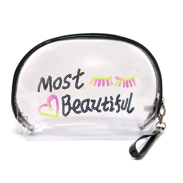 *Cosmetic Bag Set - 3 Pc Most Beautiful Sparkle Cosmetic Bag Set