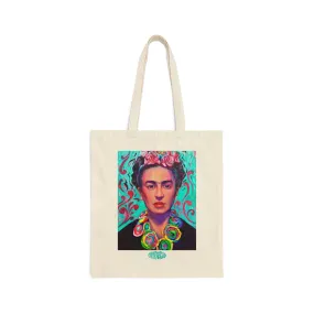 Cotton Canvas Tote Bag - Frida