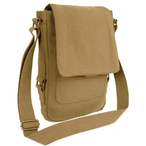 Coyote Brown - Vintage Canvas Military Tech Bag