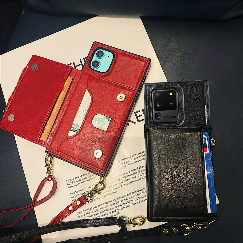 Crossbody Backpack Style Coin Card Case Phone Case