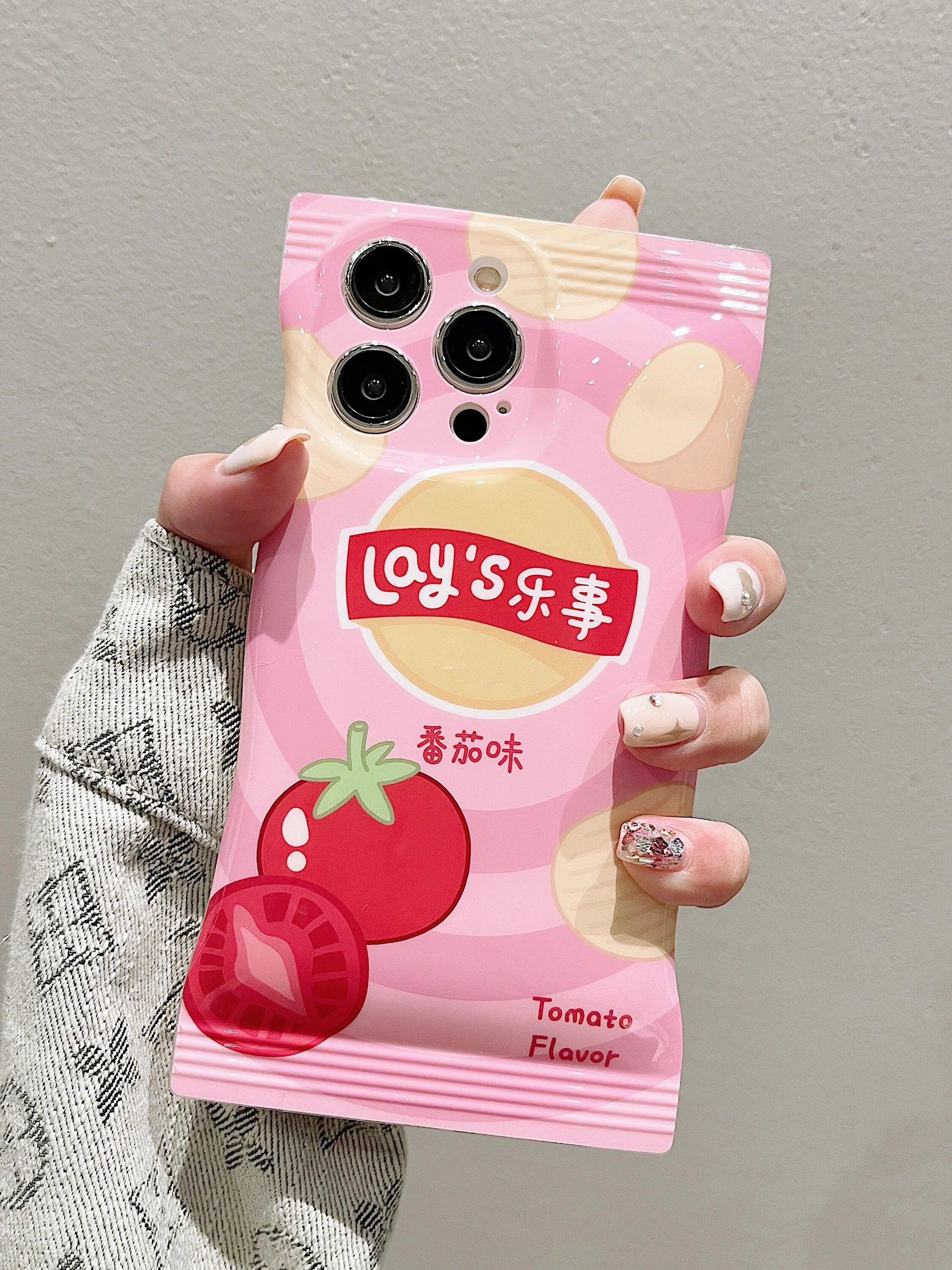 Cute Lay’s Chip Bag Snacks Multiple Colour  Flavors Design Thick Bulky Protective Shockproof iPhone Case for iPhone 11 12 13 14 Pro Max Case