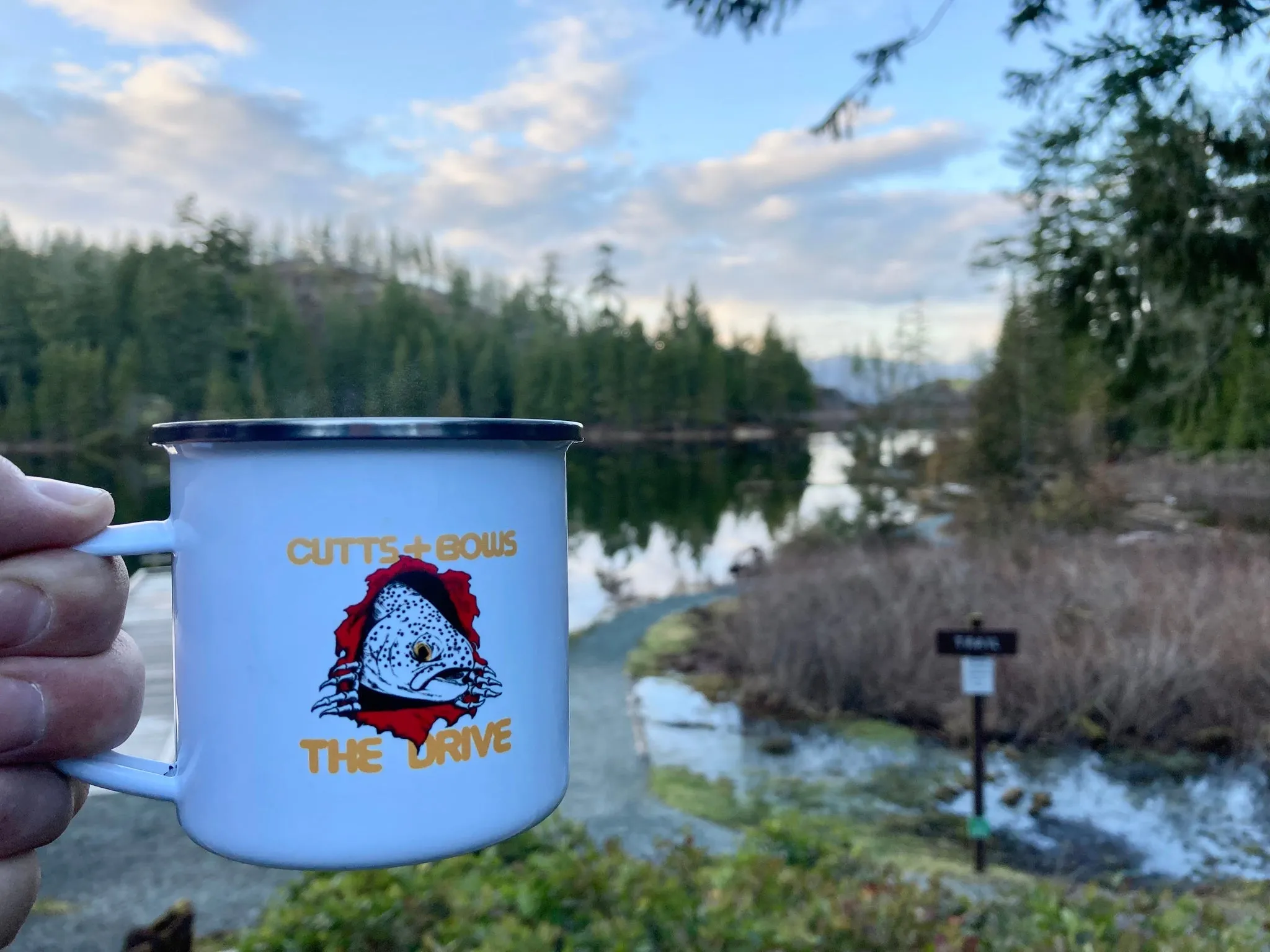 CUTTS AND BOWS X THE DRIVE - TROUT RIPPER MUG