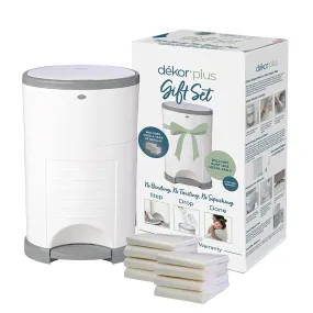 Dekor Plus Hands-Free Diaper Pail Gift Set