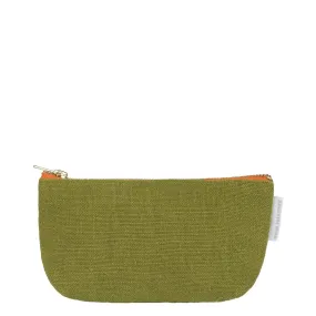 Designers Guild Brera Lino Moss Small Toiletry Bag