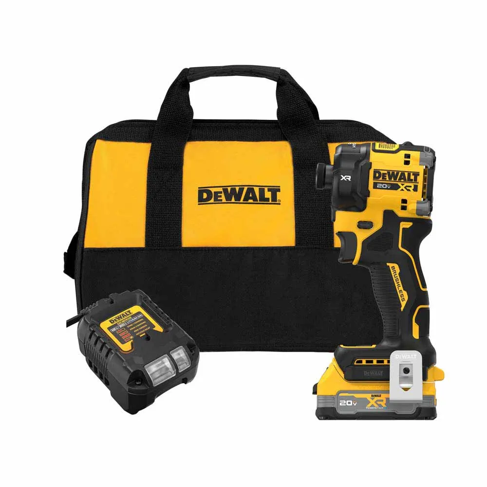 DeWalt DCF870E1 20V MAX XR Brushless Cordless 1/4 in. Quiet Hydraulic Impact Driver Kit