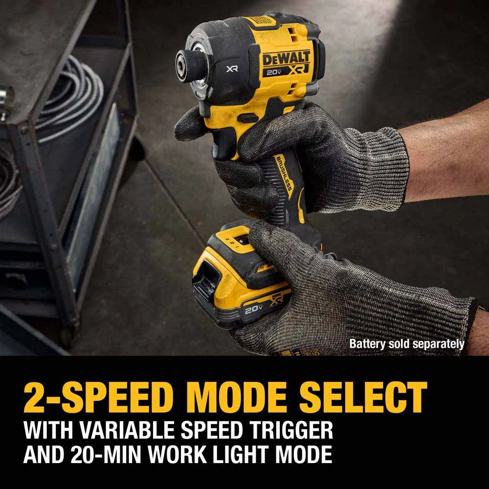 DeWalt DCF870E1 20V MAX XR Brushless Cordless 1/4 in. Quiet Hydraulic Impact Driver Kit