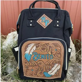 Diaper backpack with Large Patch