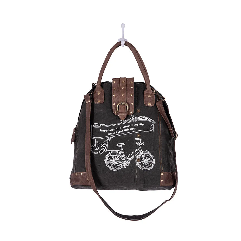 Do Well Bicycle Canvas Shoulder Bag