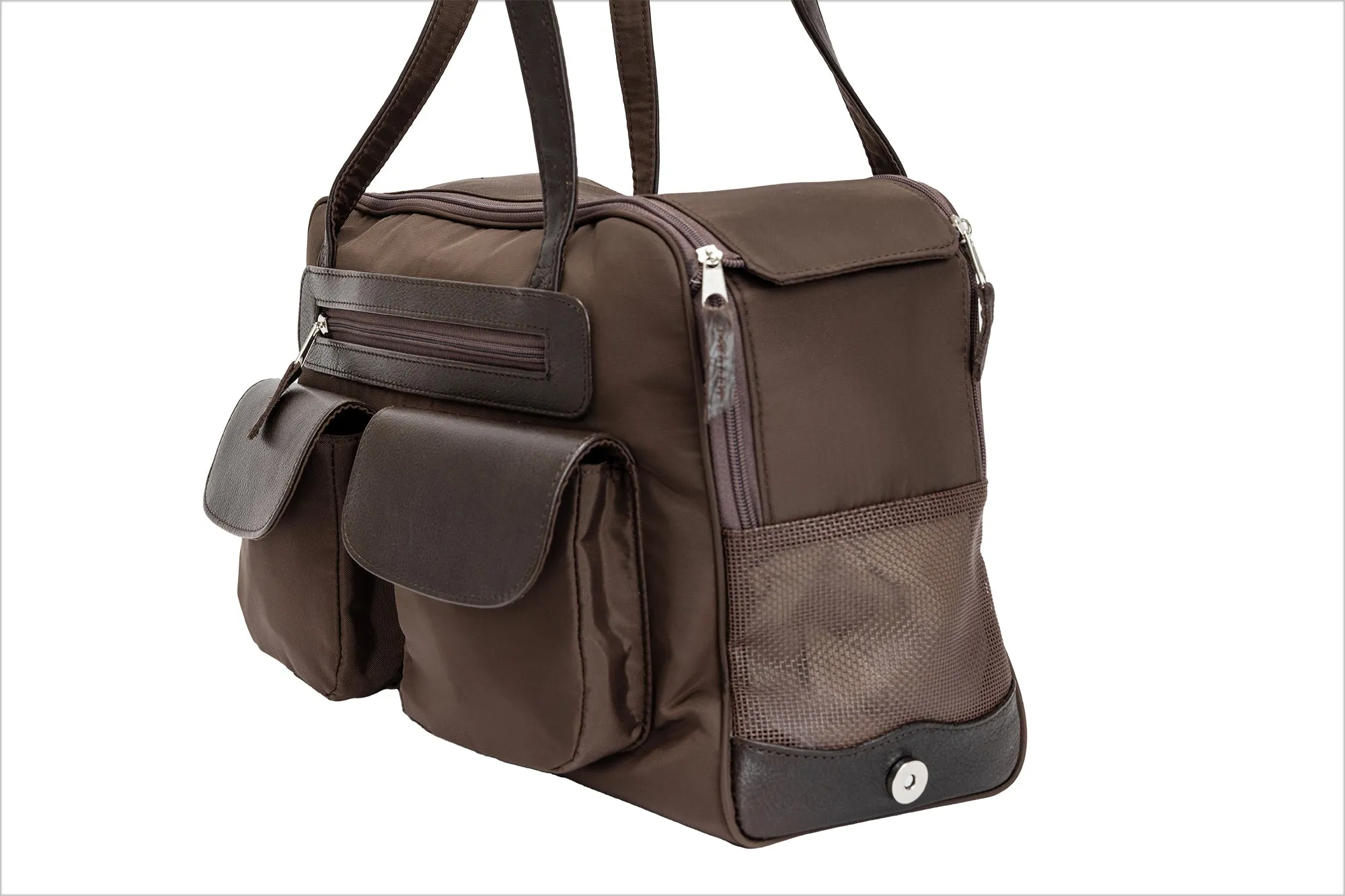 Dog Carrier - Cargo Carrier - Brown Nylon