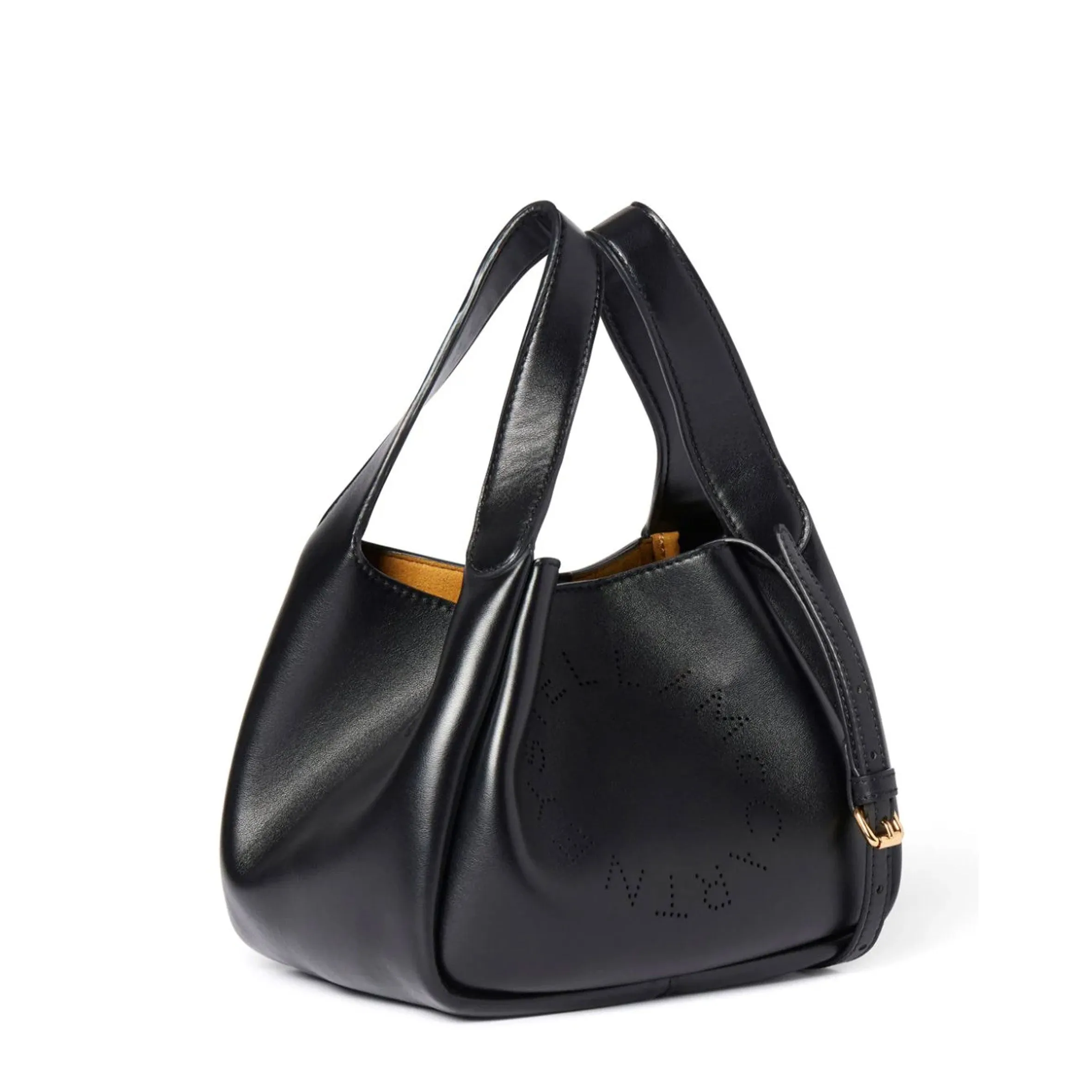 Dumpling Logo Shoulder Bag, Black