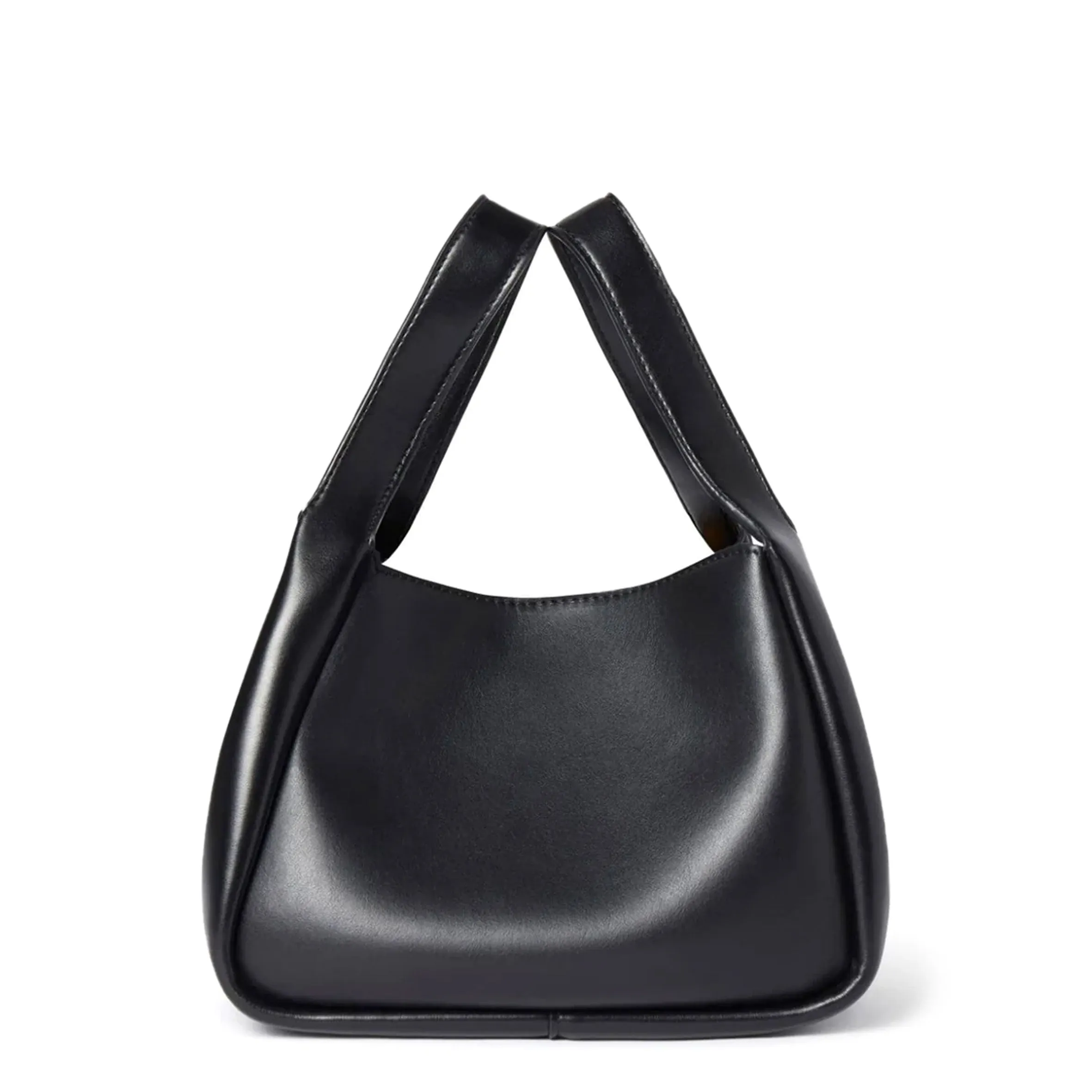 Dumpling Logo Shoulder Bag, Black