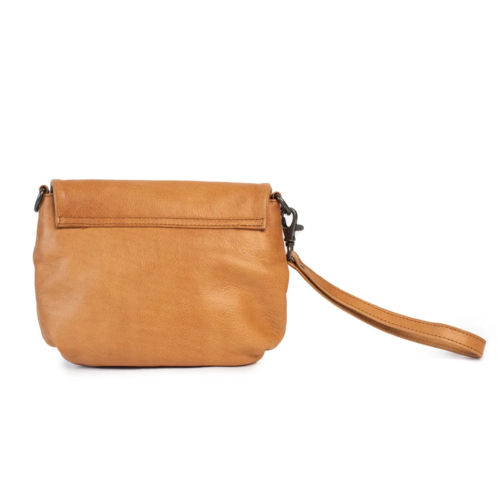 Dusky Robin Zoe Bag Clutch Tan