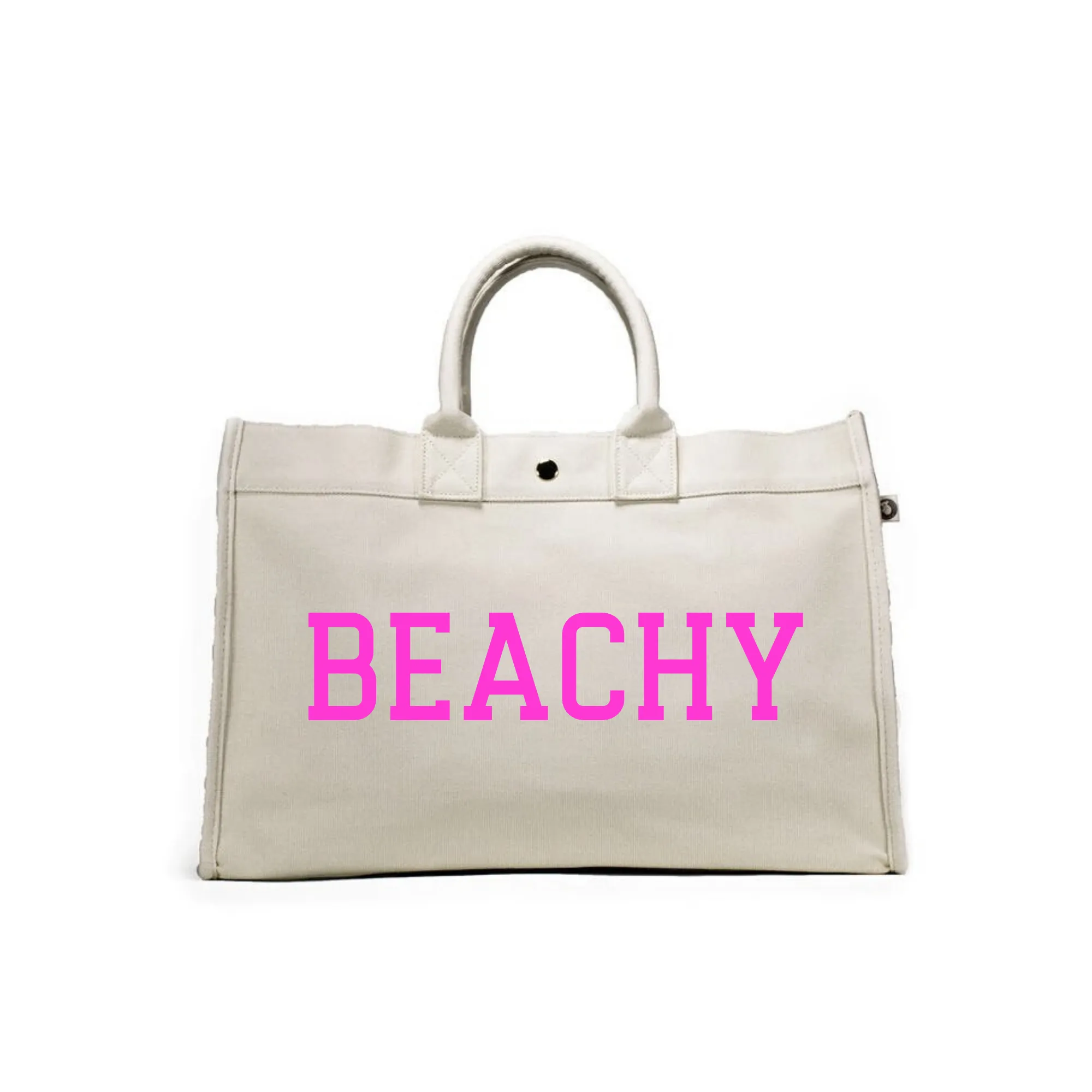 East West Bag: Natural with Pink Matte BEACHY