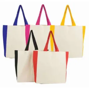 Eco Canvas Bag with coloured wall