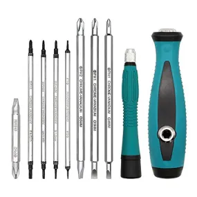 E.Durable Philips Screwdriver Set - Magnetic Long Bits Driver PH0 PH00 PH000 PH1 PH2 - Slotted 1.2 1.5 2.0 3.0 4.0 5.0 6.0, Pentalobe iPhone Screwdriver, Household Appliances Home Tool Kit (Screwdriver Set 1)