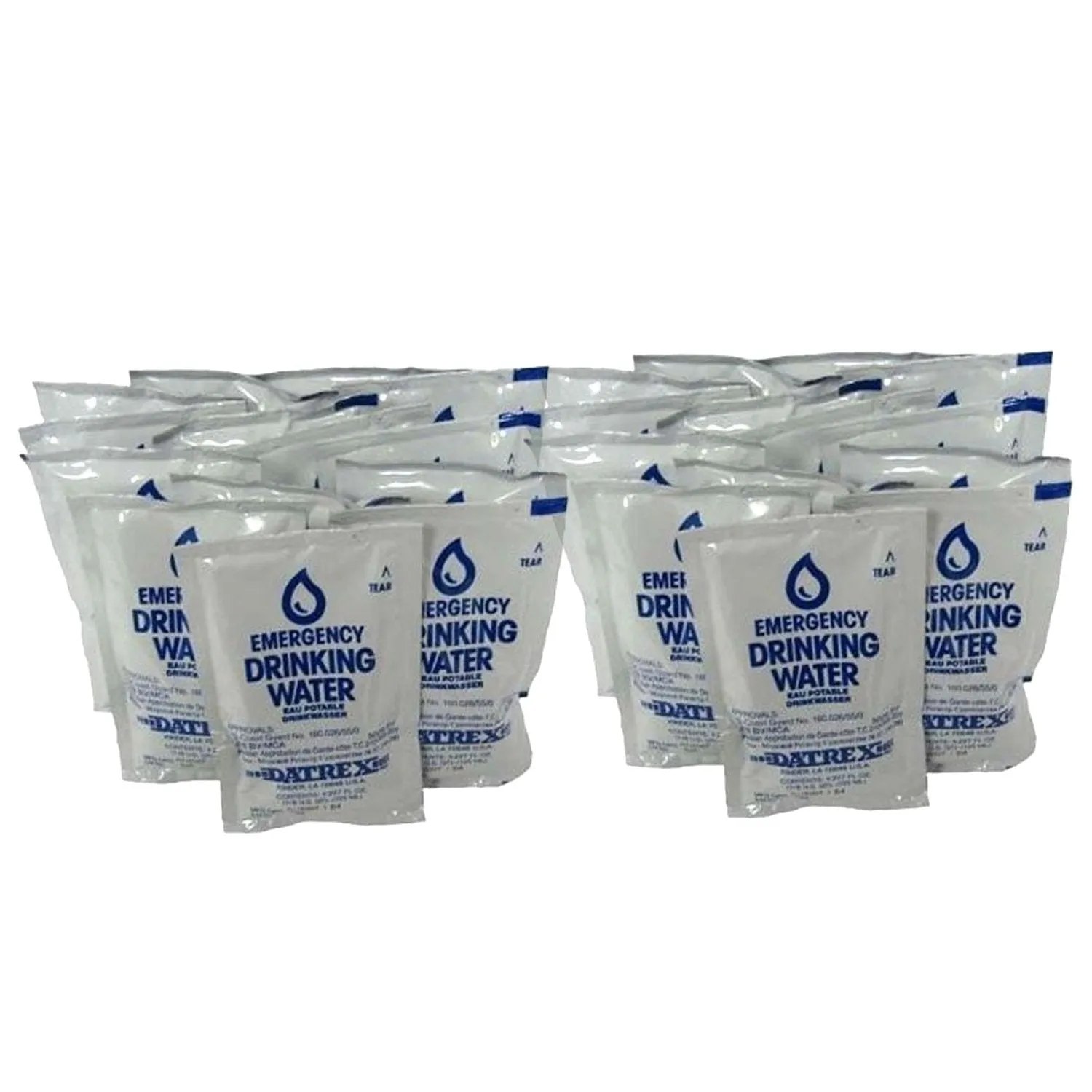 Emergency Water pouches - 72-Hour Water Supply - 24 Pack