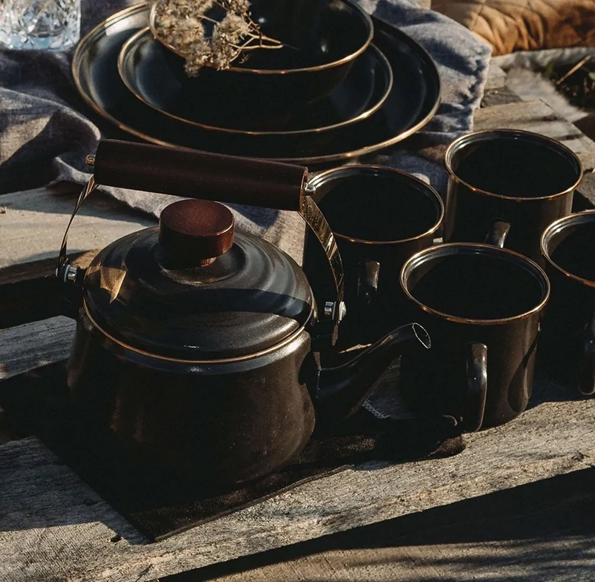 Enamel Teapot