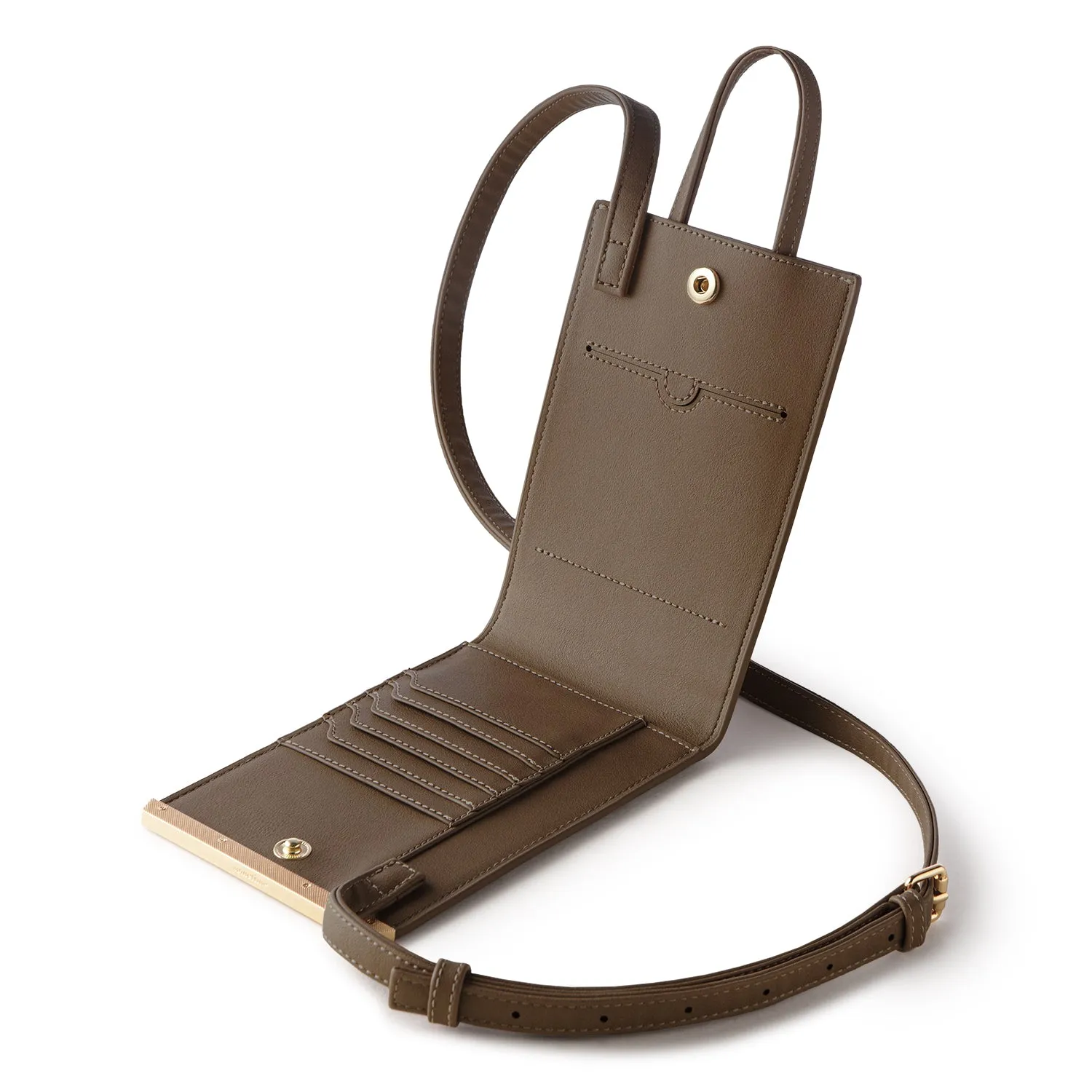 Estee Phone Bag - Dark Mocha