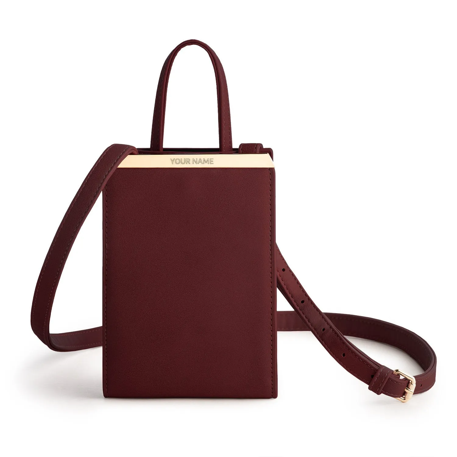 Estee Phone Bag - Maroon