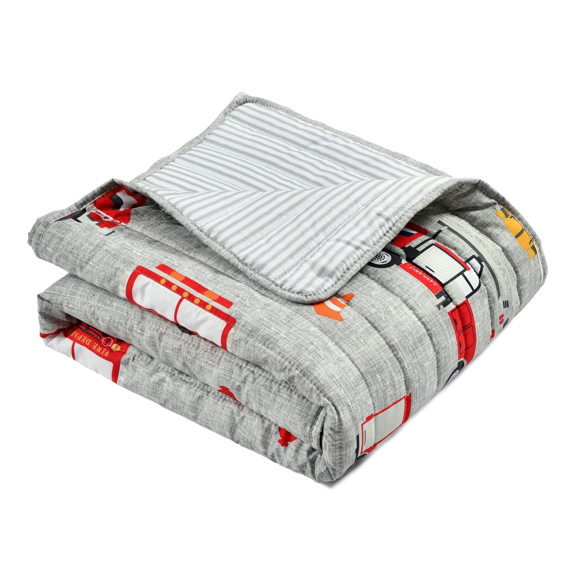 Fire Truck Reversible Throw