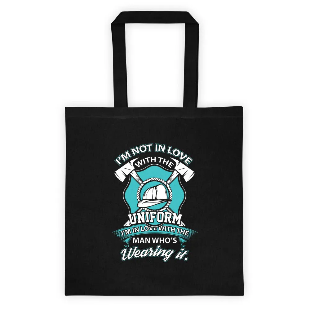 Firefighter Love Tote bag