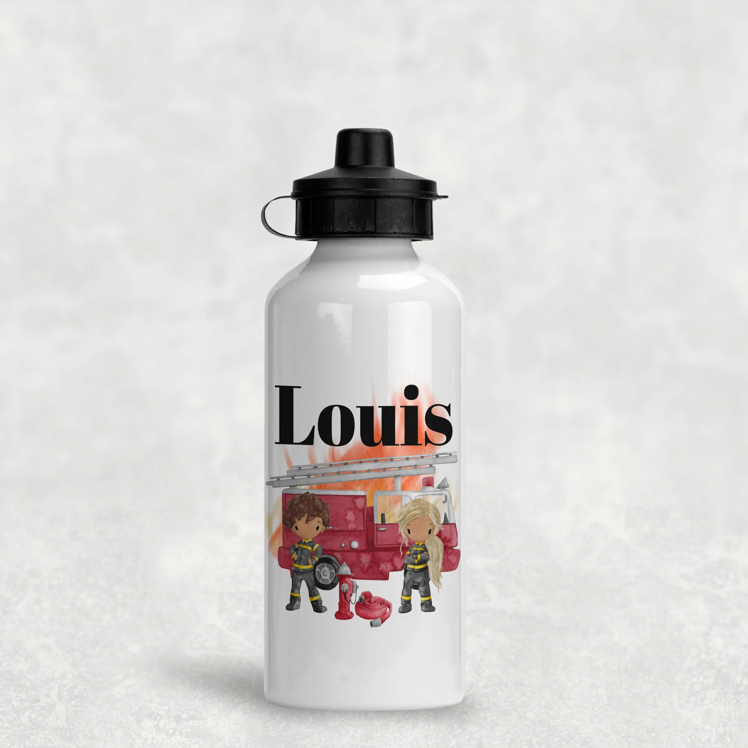 Firefighter Personalised Water Bottle - 400/600ml