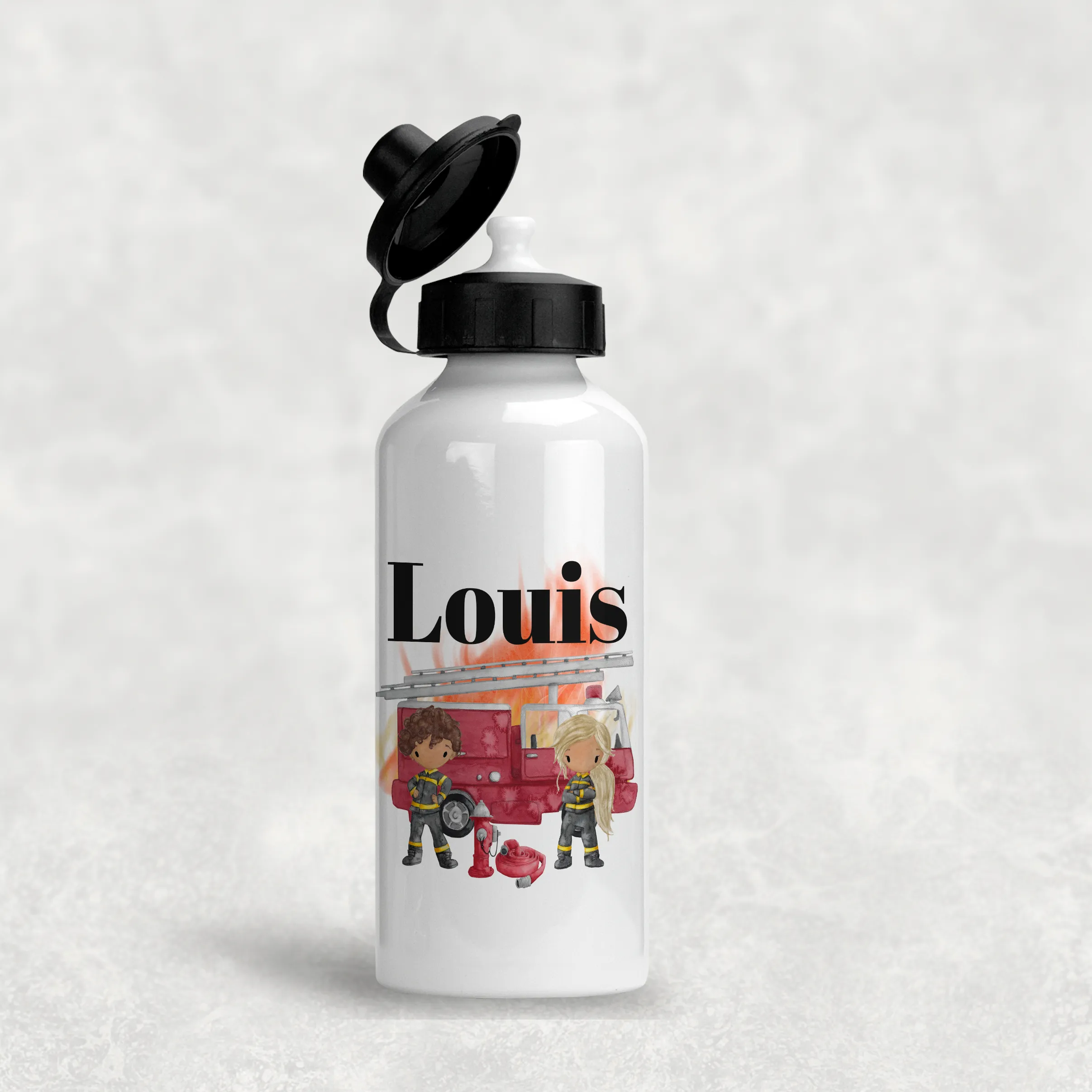 Firefighter Personalised Water Bottle - 400/600ml