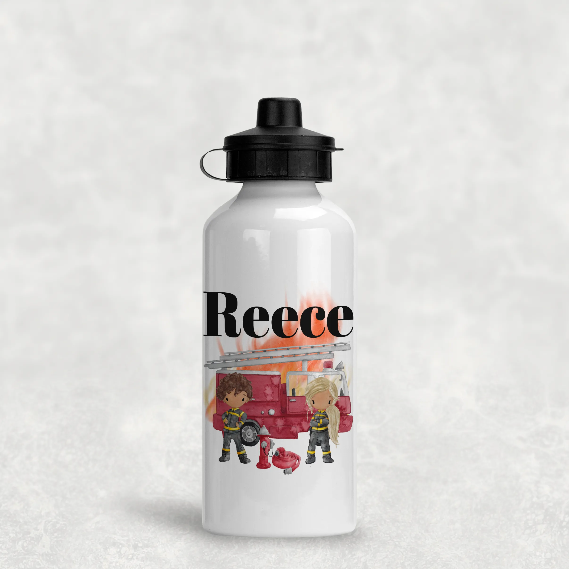 Firefighter Personalised Water Bottle - 400/600ml