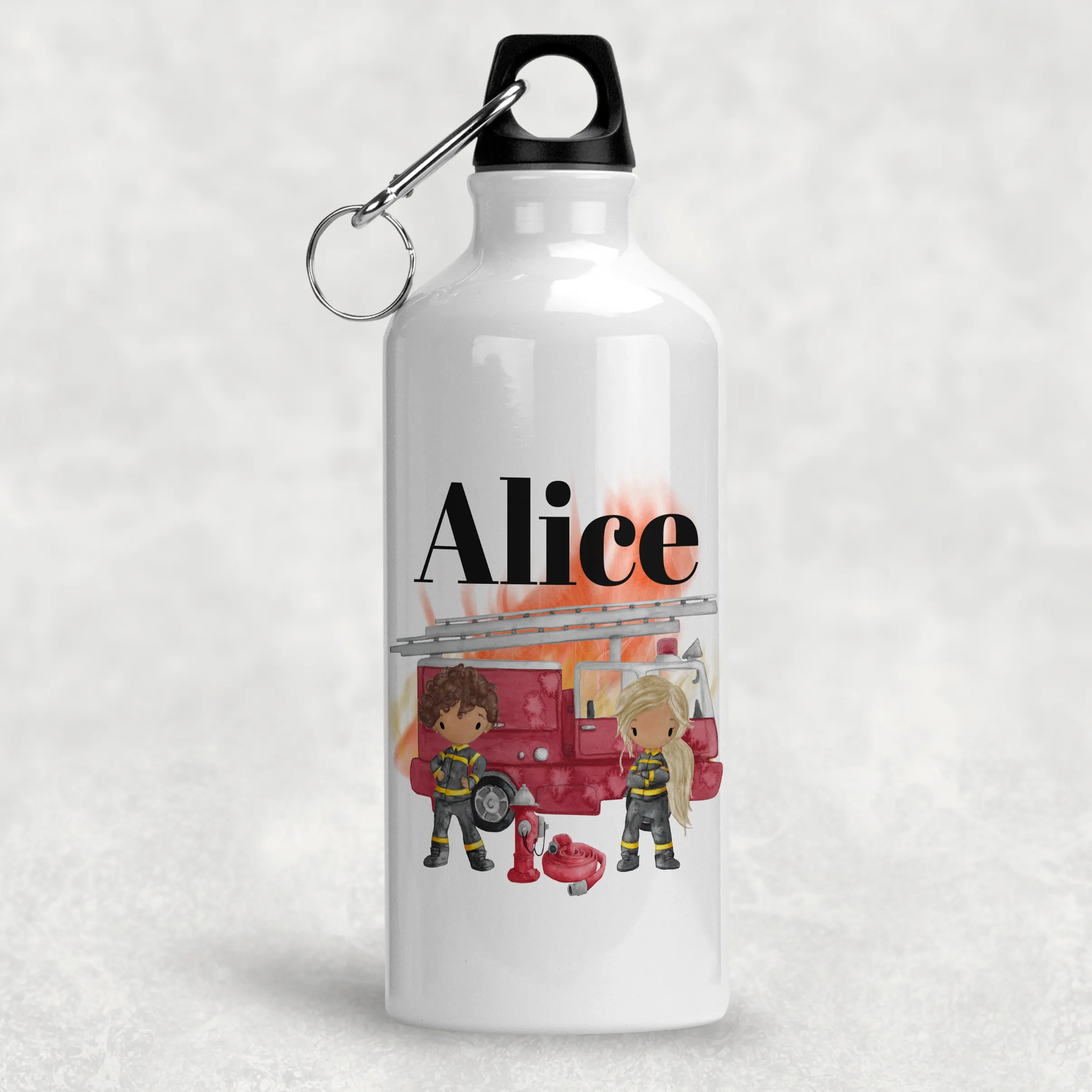 Firefighter Personalised Water Bottle - 400/600ml