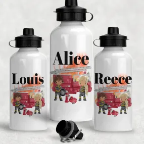 Firefighter Personalised Water Bottle - 400/600ml