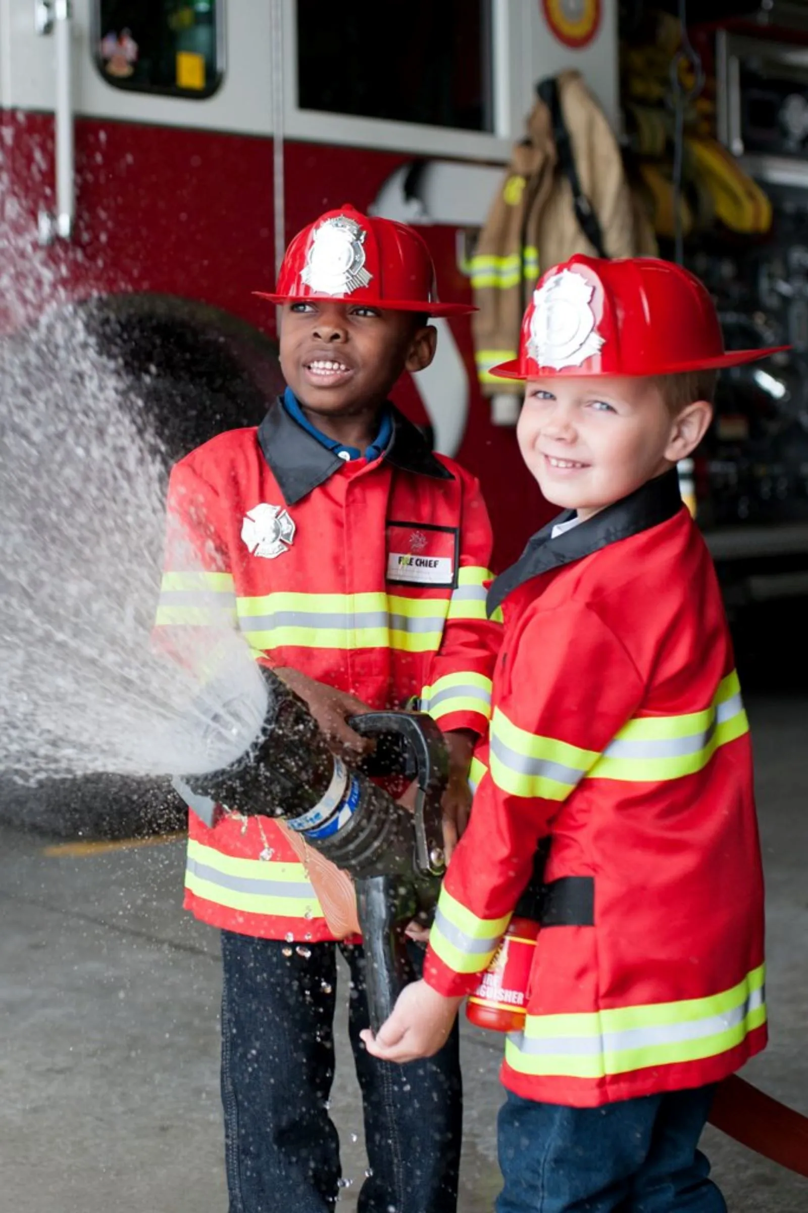 Firefighter with Accessories