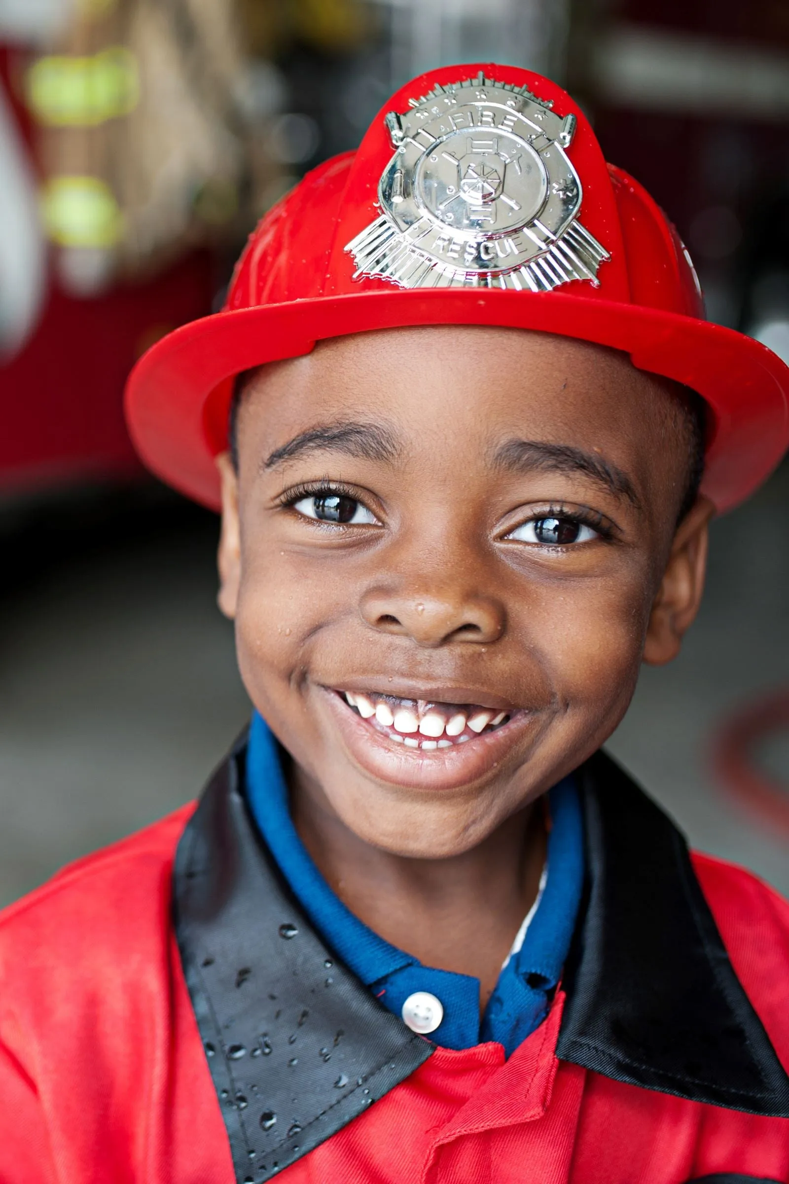 Firefighter with Accessories