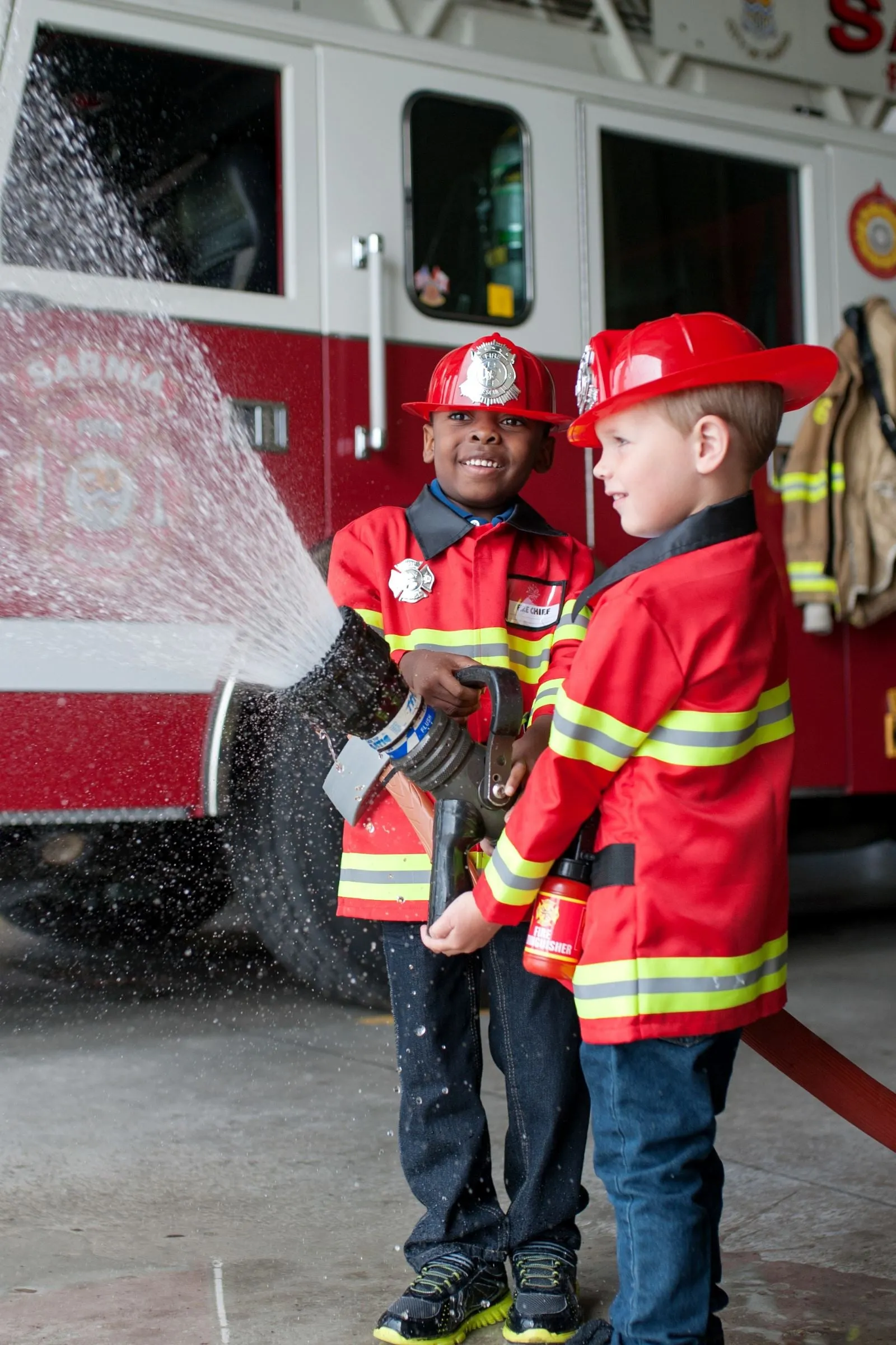 Firefighter with Accessories