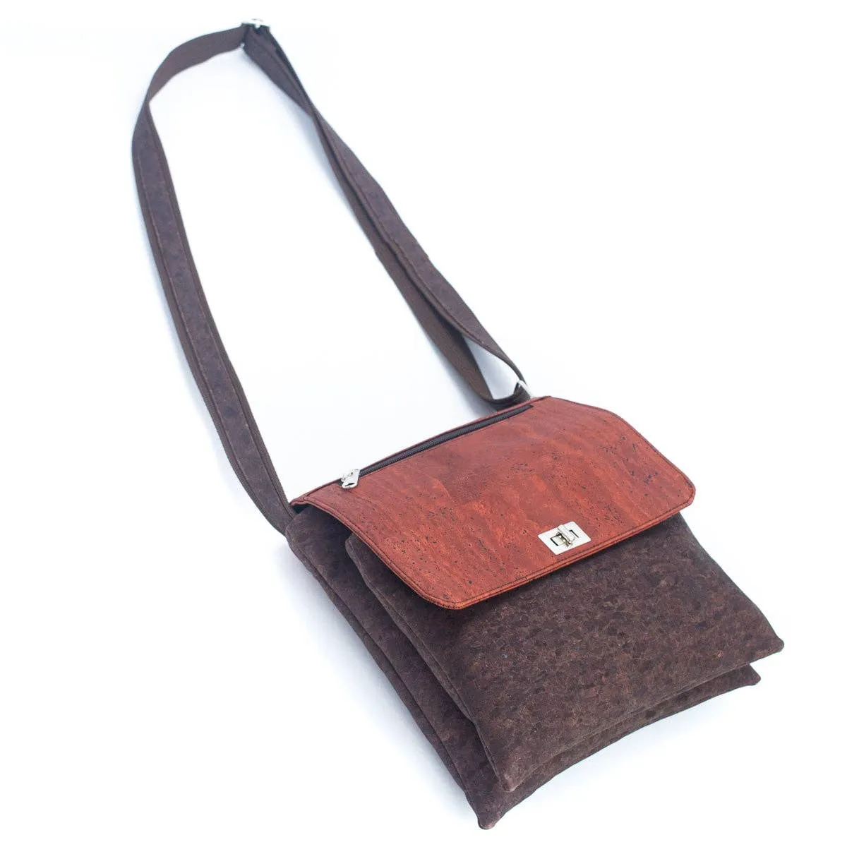 Flip-Lock Dual Tone Cork Sling BAGP-155