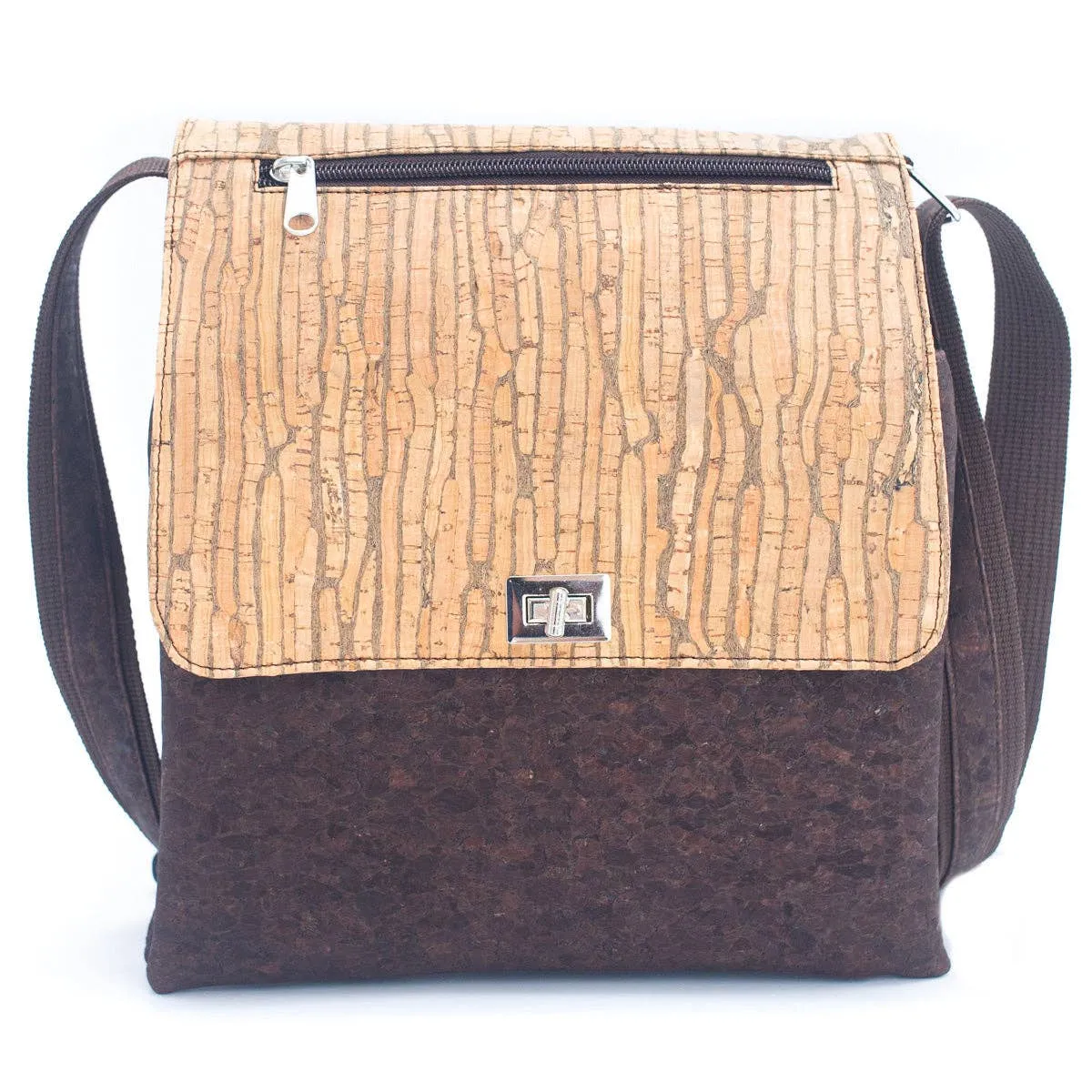 Flip-Lock Dual Tone Cork Sling BAGP-155