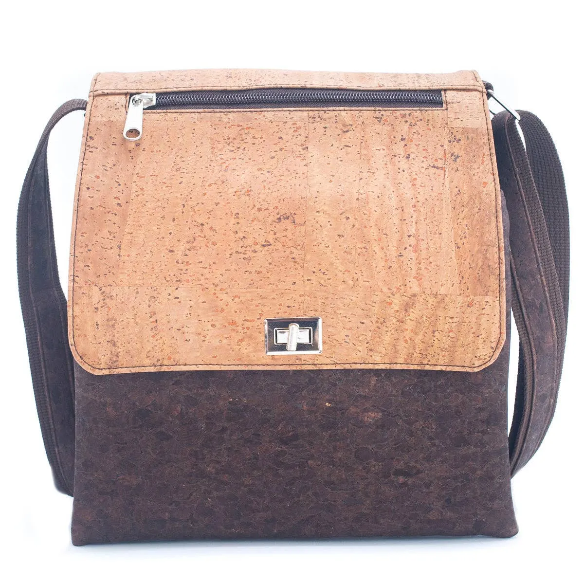 Flip-Lock Dual Tone Cork Sling BAGP-155