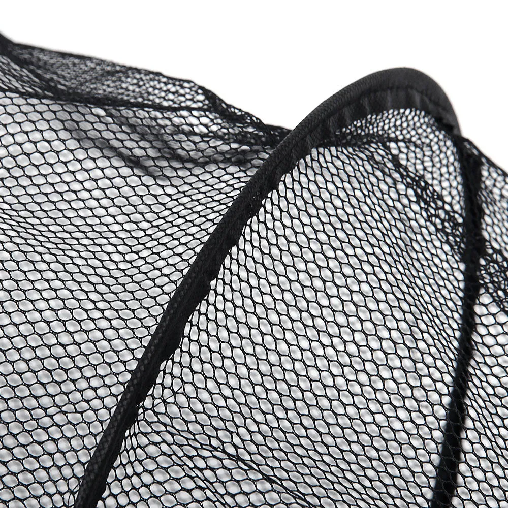 Floating Fish Fishing Basket Mesh Net Collapsible Fresh Water 5 Tiers nylon   metal Black 141cm High quality