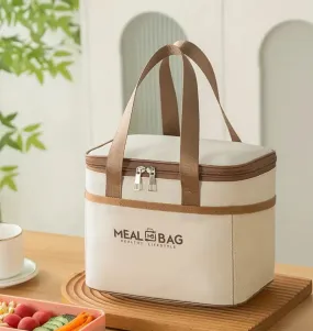 Folding Thermal Meal Satchel Bag, Portable and Convenient For Carrying Lunch, Snacks, Fruit