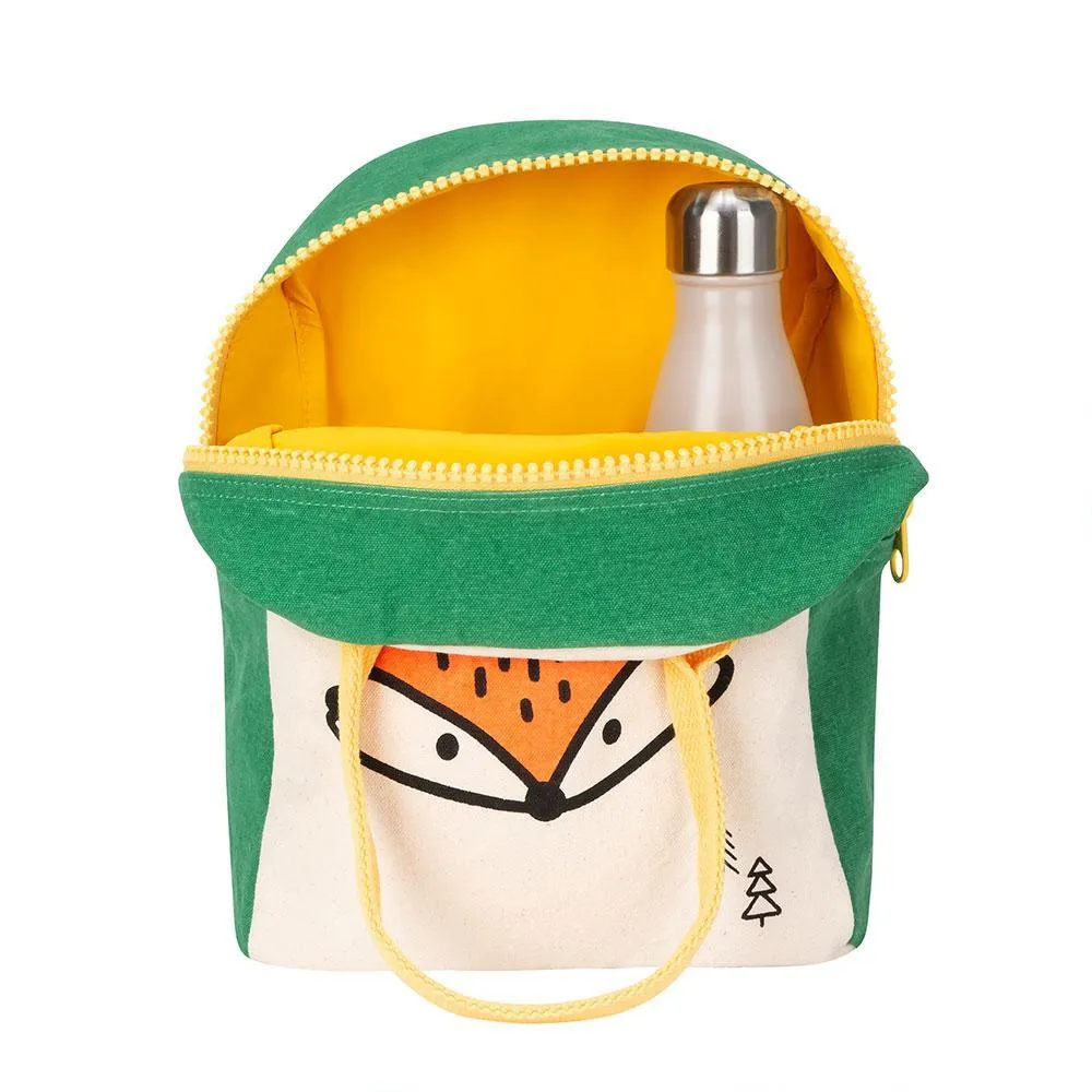 Fox Zippered Lunch Bag